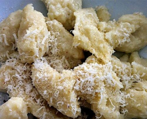 Ich habe heute Gnocchi con la …