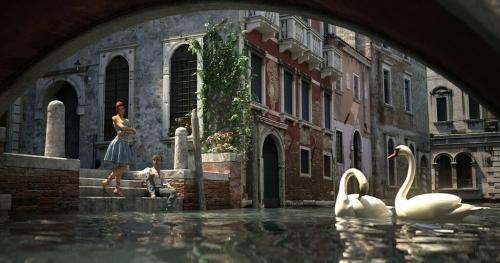 Für ein Computerspiel hat man Venedig …
